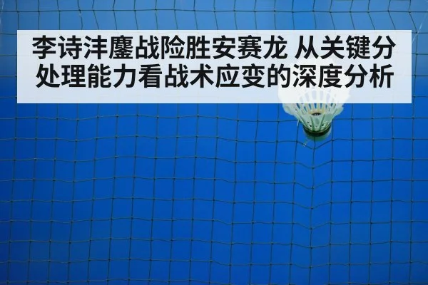 李诗沣鏖战险胜安赛龙 从关键分处理能力看战术应变的深度分析